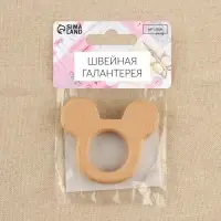 Основа для макраме &laquo;Мышка&raquo;, 6.4&times;5.7&times;1 см