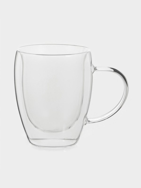 Набор кружек с двойными стенками "Doppio vetro" 350 мл 2 шт 13*11 см