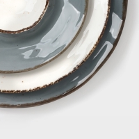 Тарелка Magistro "Alpine Frost" 18см 17,8х18х2,3 цвет синий