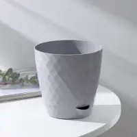 Кашпо с прикорневым поливом &laquo;Румба&raquo;, 1,5 л, цвет серый шелк