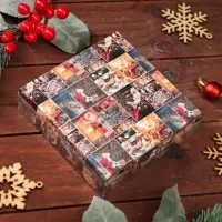 Коробка для печенья, кондитерская новогодняя упаковка, &laquo;Прекрасный вечер&raquo;, 12&times;12&times;3 см