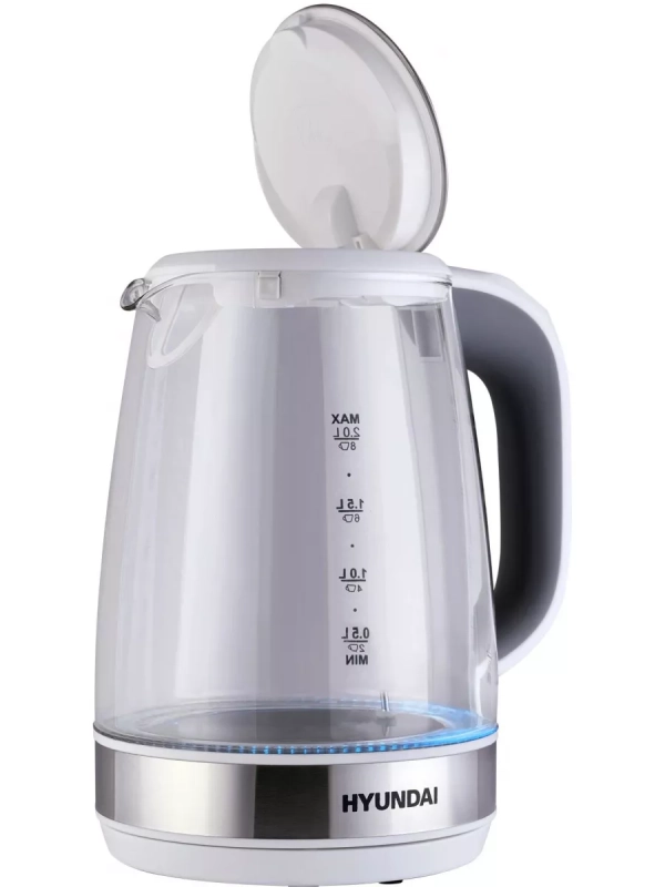 Чайник HYK-G8880 2л. 2200Вт серый-серебристый