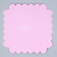 Коробка для печенья, кондитерская упаковка с PVC крышкой, &laquo;Цвети от счастья&raquo;, 21 х 21 х 3 см