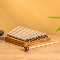 Сувенирный музыкальный инструмент "Ксилофон" дерево, алюминий, 15х17х3 см