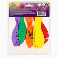 Воздушные шары латексные 12" "Черепашки Ниндзя" набор 5 шт.