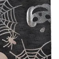Скатерть на хеллоуин &laquo;Серебряная паутина&raquo;, 200 х 140