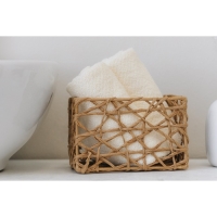 Набор плетеных корзин для хранения ручной работы LaDо́m &laquo;Паутинка&raquo;, 4 шт, цвет бежевый