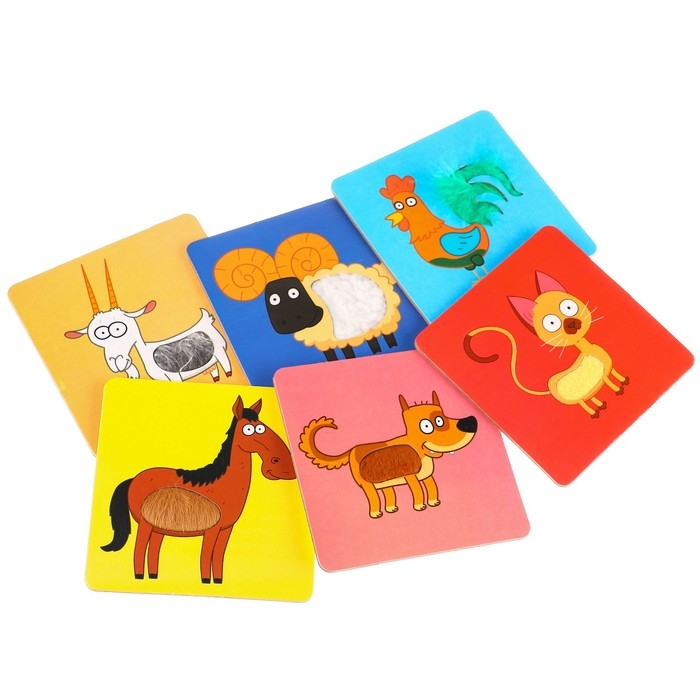 Развивающий набор &laquo;Синий трактор. Тактильные карточки&raquo;