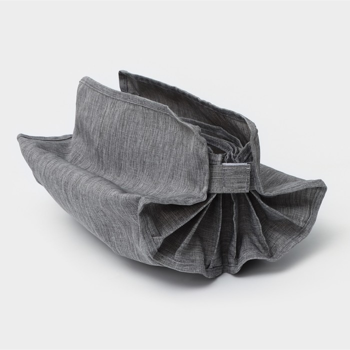 Органайзер для хранения белья Доляна, 7 ячеек, 35&times;30&times;13 см, цвет серый