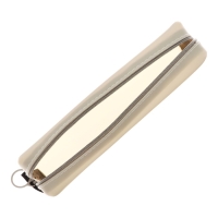 Пенал мягкий, 1 отделение, 40 х 190 х 50 мм, объёмный, Colorio "Кот", силиконовый, серый