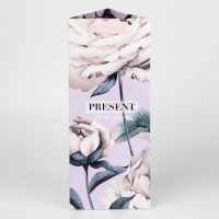 Пакет подарочный под бутылку, упаковка, &laquo;Нежность&raquo;, 13 х 32 х 11,3 см