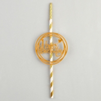 Топпер-свеча &laquo;С днём рождения&raquo;