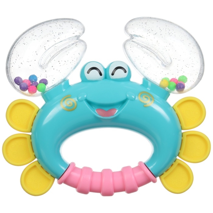 Погремушка &laquo;Крабик&raquo;, цвет МИКС, Крошка Я, 12 см