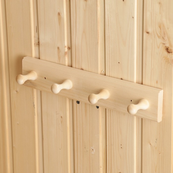 Вешалка "Классика" 4 крючка, липа, 35х6,5х7см