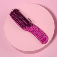 Расчёска - мини массажная, 3 &times; 14,5 см, цвет МИКС
