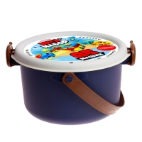 Машинки детские &laquo;Мега набор&raquo;, в ведре, инерционные, 65 шт., с игровым полем