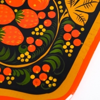 Доска разделочная &laquo;Ягодка&raquo;, микс, хохлома