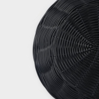 Корзинка для подачи Доляна &laquo;Плетёнка&raquo;, 27&times;22&times;6 см, цвет коричневый