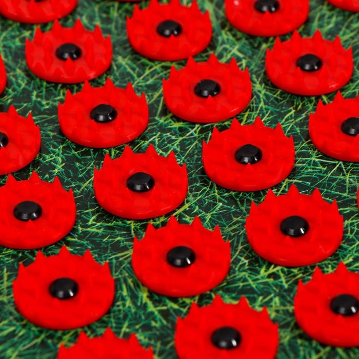 Аппликатор "Кузнецова - Любимой маме", 70 колючек, плёнка, 23 х 32 см, красный