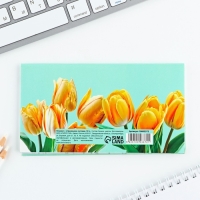 Планер с отрывными листами, 50 л. 17х9см &laquo;Тюльпаны&raquo;
