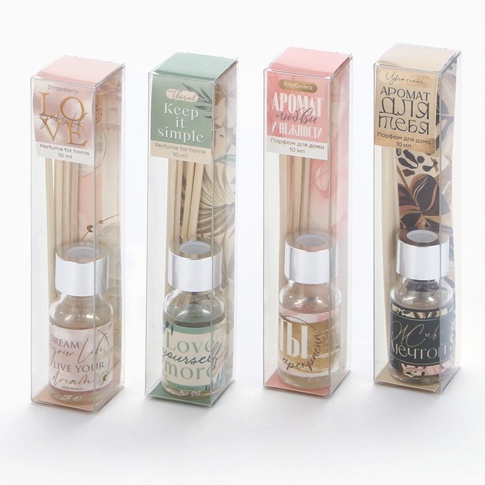 Диффузор ароматический палочки, ароматизатор для дома &laquo;Аромадиффузор: Аромат для дома&raquo;, 10 мл., МИКС.
