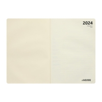 Ежедневник датированный 2024 A5 176 листов, deVENTE.I Love Cat, твёрдая обложка из искусственной кожи, тиснение фольгой, ляссе, кремовый блок 70 г/м2, мятный