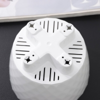 Горшок для цветов с прикорневым поливом &laquo;Румба&raquo;, 1 л, цвет белый