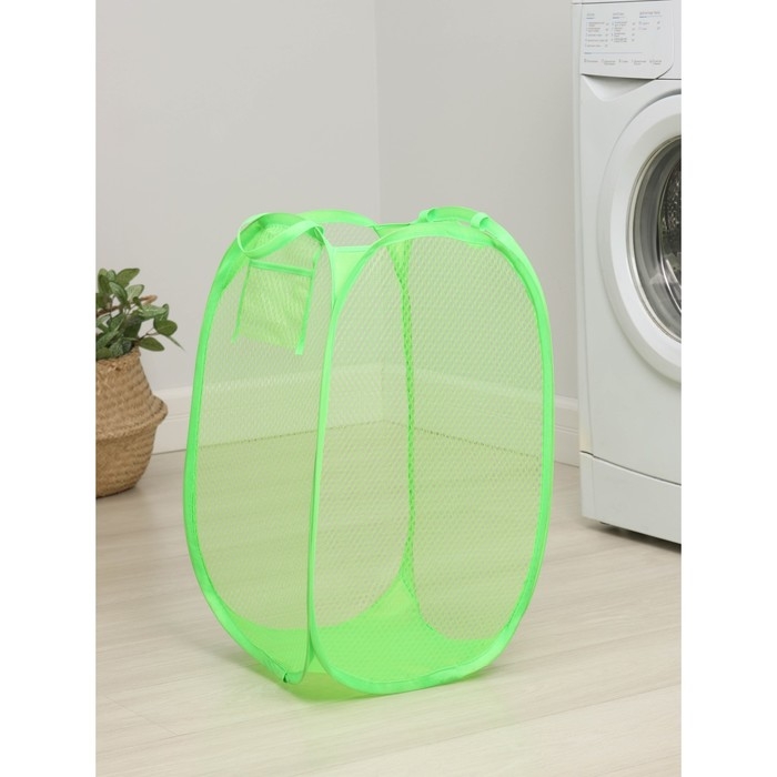 Корзина для игрушек Доляна, складная, 36&times;36&times;58 см, цвет МИКС