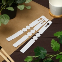 Бирки садовые для маркировки, 27 &times; 2 см, набор 20 шт., пластик, МИКС, Greengo