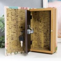 Сейф-книга дерево кожзам "Рука в руке" 21х13х5 см