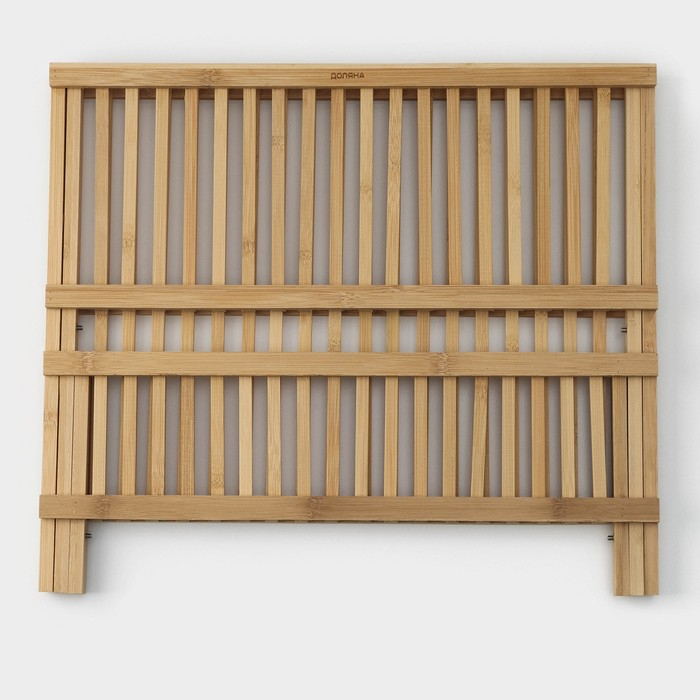 Сушилка для посуды &laquo;Бамбуковый лес&raquo;, 43&times;38 см, 2 яруса