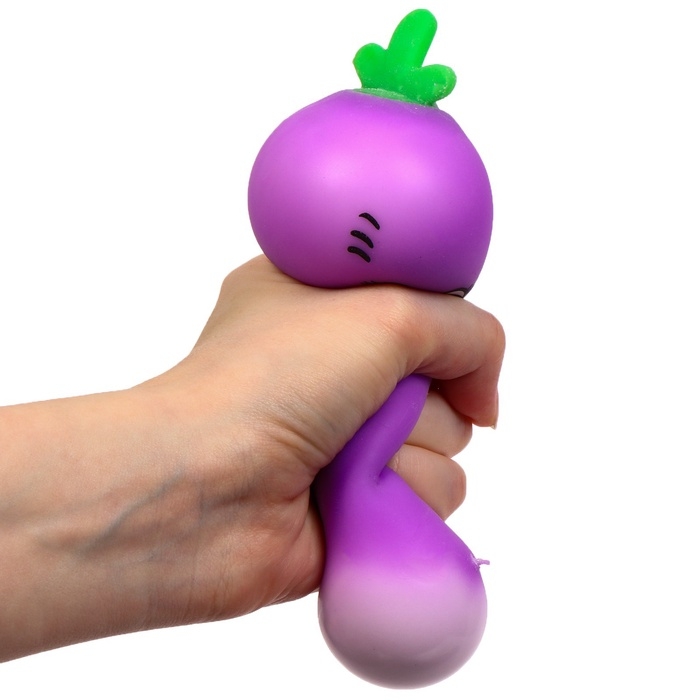 Антистресс игрушка - мялка &laquo;Морковки&raquo;, с пастой, набор 4 шт, цвета МИКС