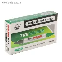Маркер для доски, 2.5 мм, двусторонний, МИКС