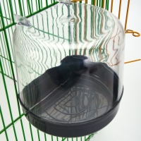 Купалка для птиц, внешняя 12 х 9 х 11 см, серая