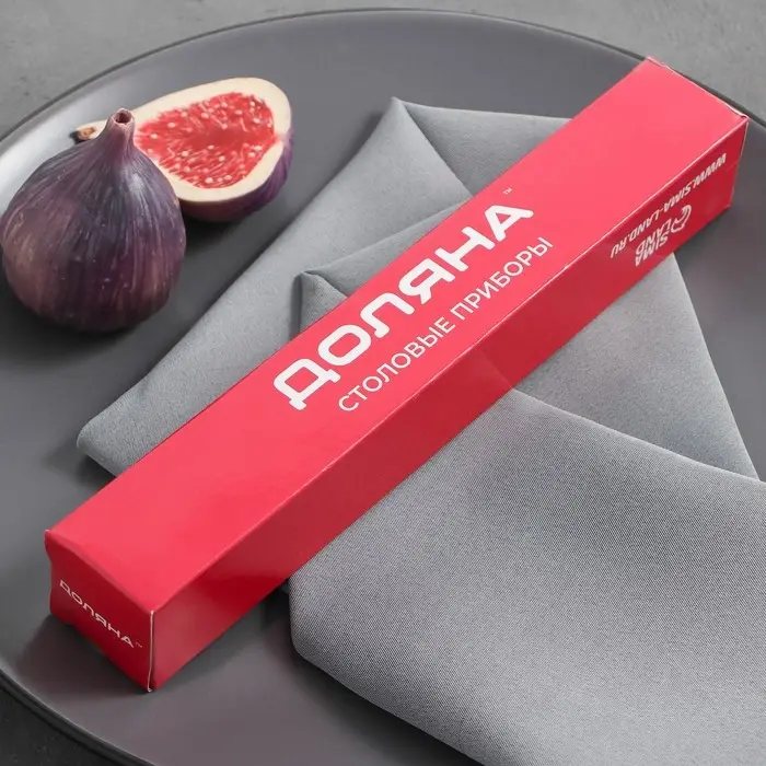 Нож столовый из нержавеющей стали Доляна &laquo;Варт&raquo;, длина 21.9 см, толщина 2 мм, серебристый