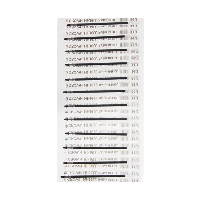 Стержень гелевый Crown &laquo;Hi-Jell&raquo;, 0.5 мм, длина 138 мм, чернила чёрные