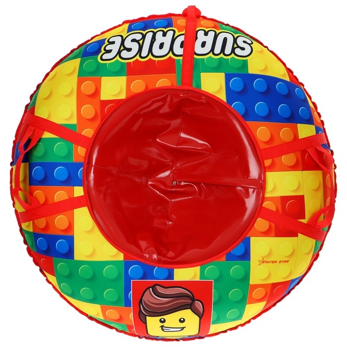 Тюбинг-ватрушка Winter Star &laquo;Кубики&raquo;, диаметр чехла 100 см