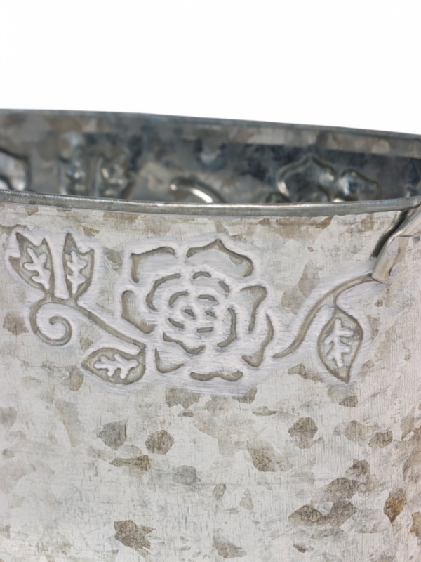 Кашпо с деревянными ручками "Бонсай Альва" 21х12х10см, овальный