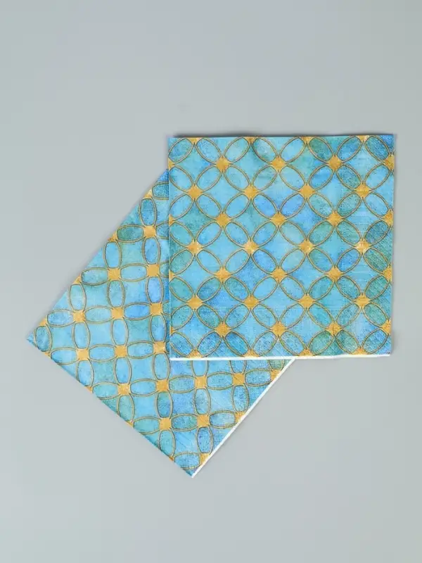 Салфетки бумажные трёхслойные &laquo;Витраж&raquo;, 33х33, 20 шт