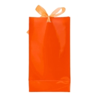 Пакет подарочный с лентой &laquo;Красный&raquo; 13 х 23 х 7 см, 1 шт.