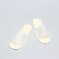 Одноразовые тапочки, Стандарт, бело-бежевые, 42р.