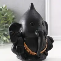 Фигура &laquo;Ганеш&raquo;, 14.5&times;13.5&times;9 см, чёрная