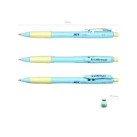 Ручка шариковая автоматическая ErichKrause JOY Pastel, узел 0.7 мм, чернила синие, супермягкое письмо, длина линии письма 1300 метров, МИКС