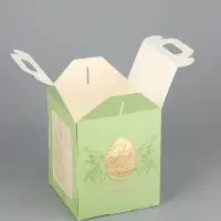 Коробка подарочная пасхальная, тиснение золотой фольгой &laquo;Золотая Пасха&raquo; 15&times;15&times;18 см