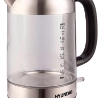 Чайник HYK-G4034 1,8л 2200Вт черный (стекло)