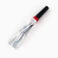 Карнавальный язычок &laquo;Дождик&raquo; серебряный, 6 шт