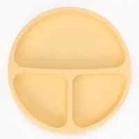 Тарелка детская секционная с ложкой и вилкой, 3 секции, молочный, Mum&Baby