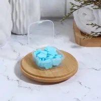 Мыло листовое, в пластинах, 72 (&plusmn; 2) шт., в футляре, синее