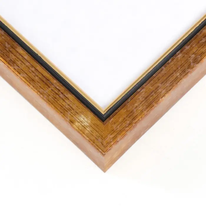 Фоторамка пластик 21х30 см 1514 золото