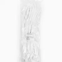 Синельная проволока, набор 100 шт, размер 1 шт 30х0,8 см, цвет белый